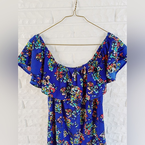 Floral Merona Off the Shoulder Dress - Picture 2 of 4